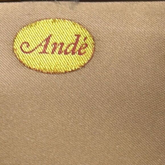Vintage Ande Handbag Women Small Cream Clutch Evening Bag - Picture 7 of 7